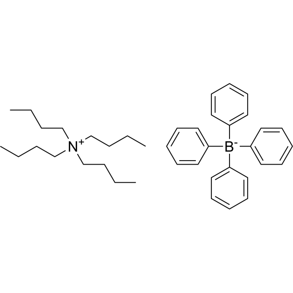 Tetrabutylammonium tetraphenylborate (N,N,N-tributylbutan-1-aminium tetraphenylborate(1-)) 15522-59-